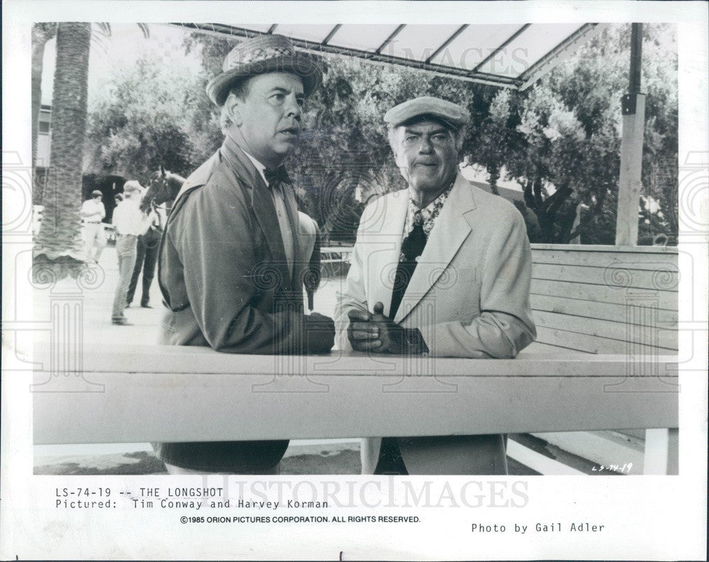 1986 American Hollywood Comedians/Actors Tim Conway &amp; Harvey Korman Press Photo - Historic Images