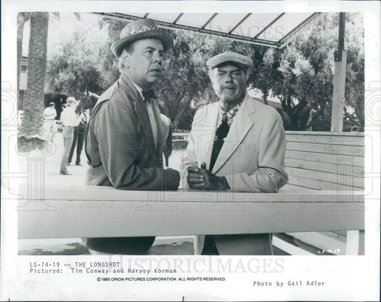 1986 American Hollywood Comedians/Actors Tim Conway & Harvey Korman Press Photo - Historic Images