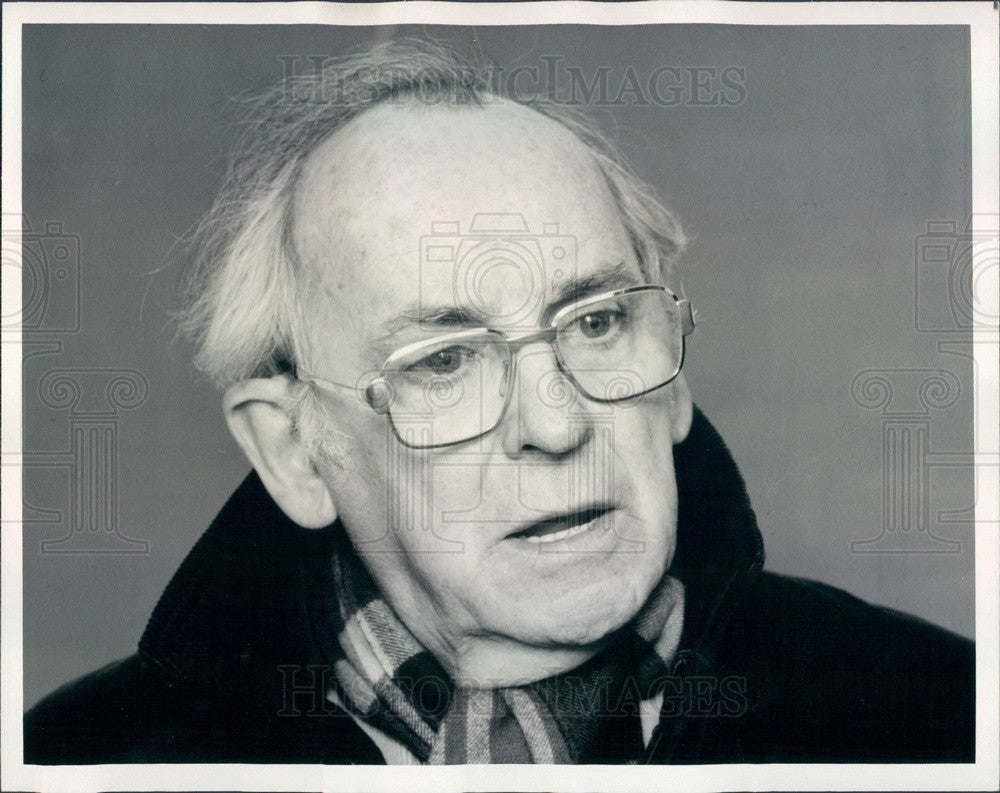 1978 American Actor/Movie Star Barnard Hughes Press Photo - Historic Images