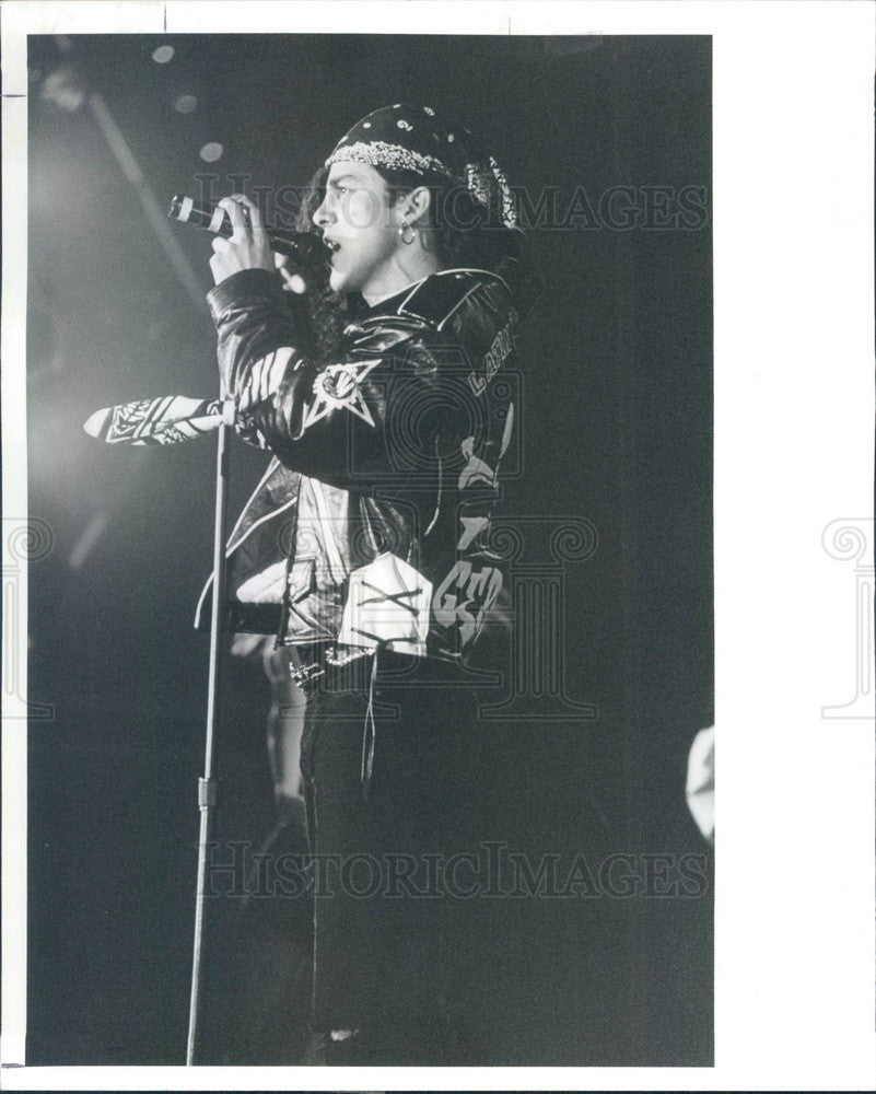 1991 Latin Rapper & Singer Gerardo Press Photo - Historic Images