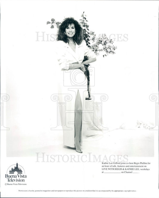 1990 TV Host & Singer Kathie Lee Gifford Press Photo - Historic Images