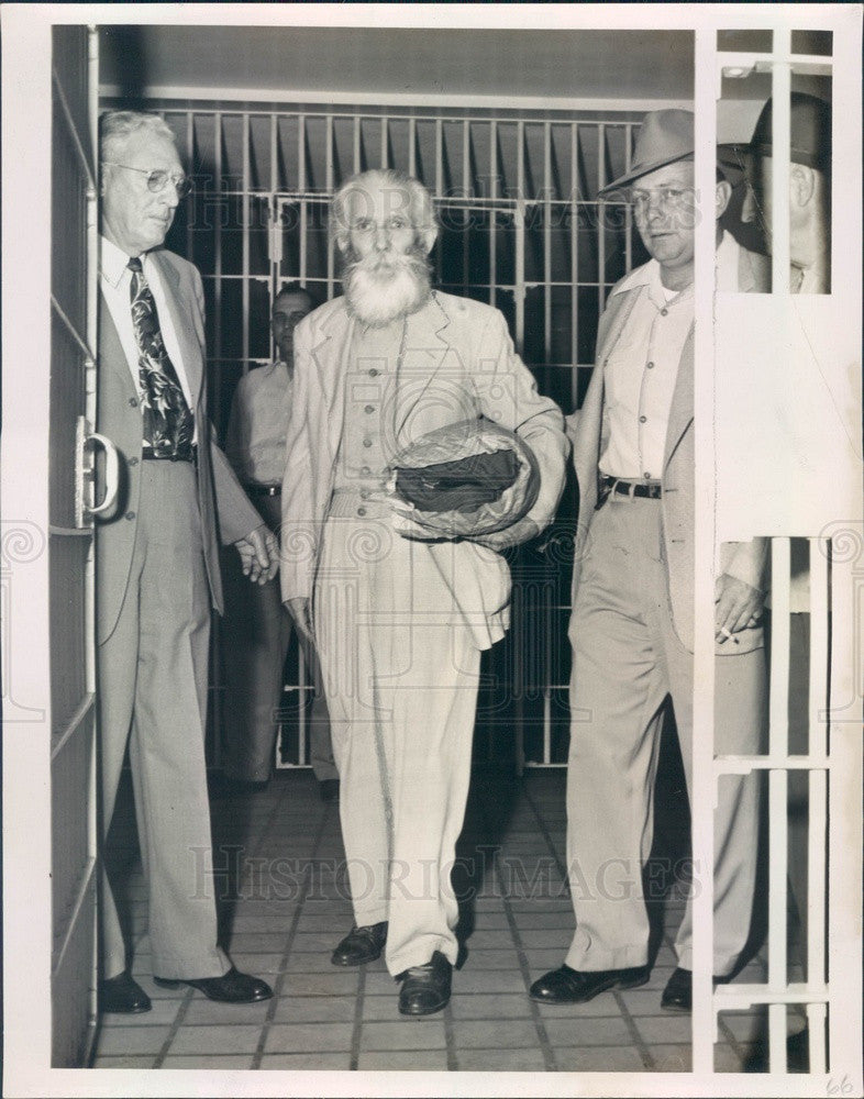 1951 St Petersburg, FL Rep Charles Schuh&#39;s Murderer Charles Gifford Press Photo - Historic Images