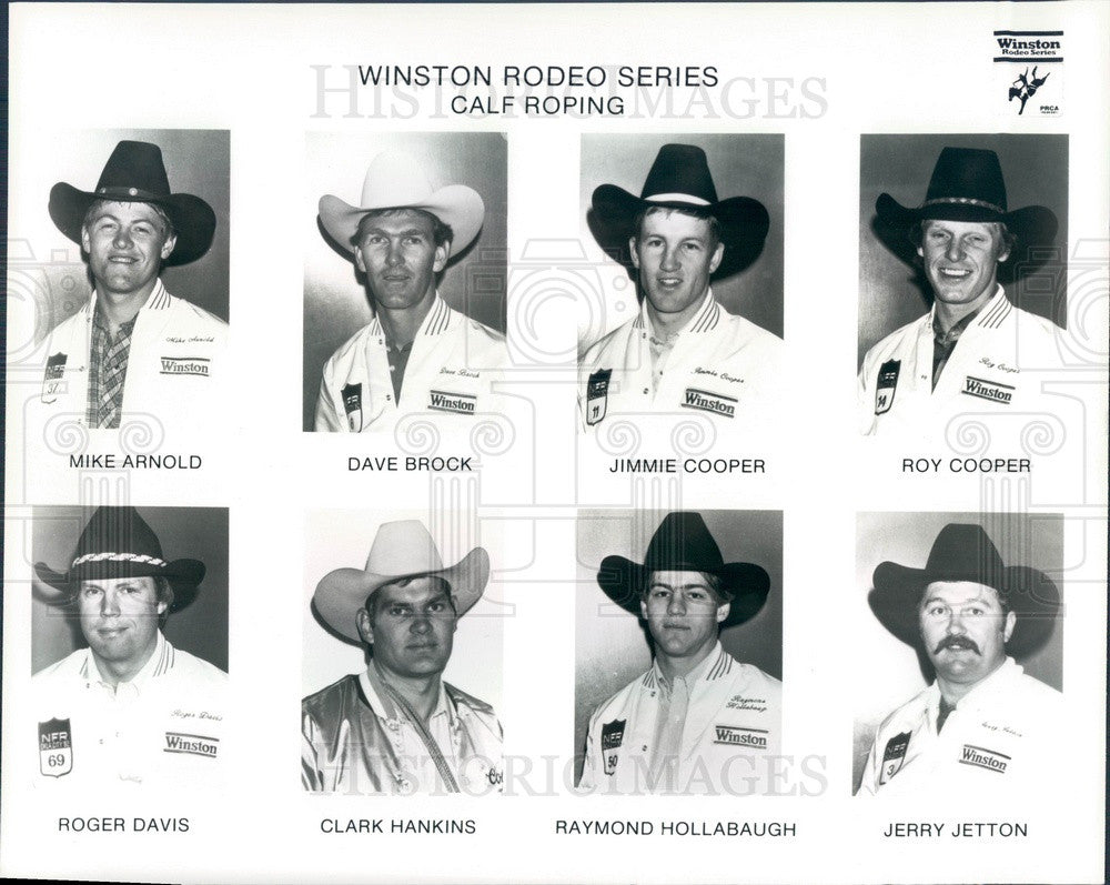 1983 Winston Rodeo Series, Calf Roping Press Photo - Historic Images