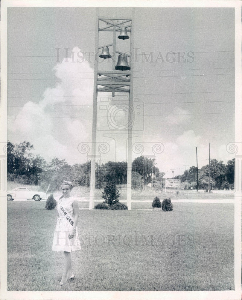 1967 Tarpon Springs, Florida Miss Tarpon Springs Sue Beachwood Press Photo - Historic Images
