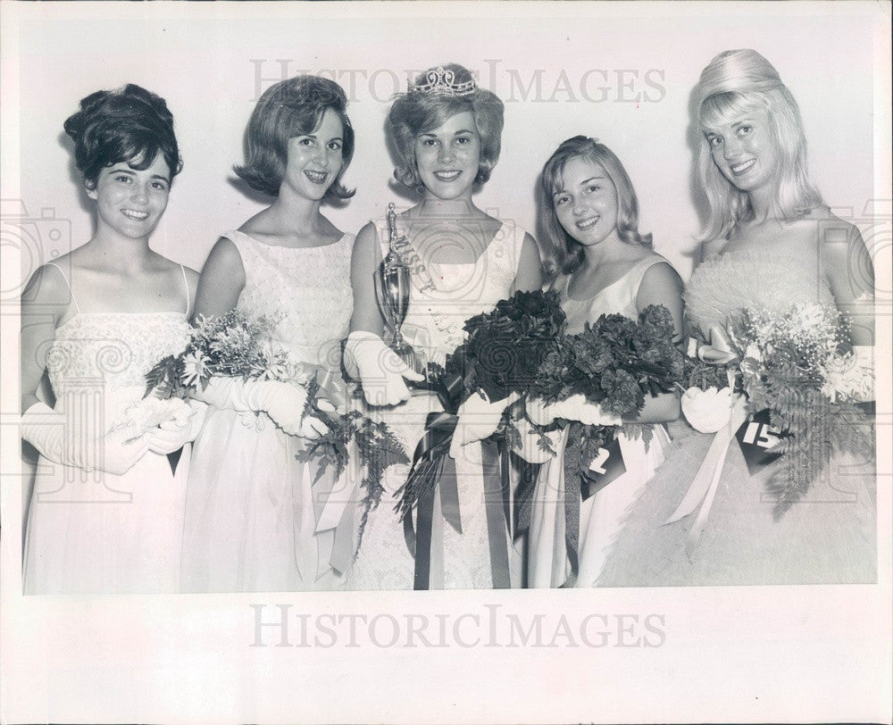 1965 Tarpon Springs, Florida Miss Tarpon Springs Diane Kolb Press Photo - Historic Images