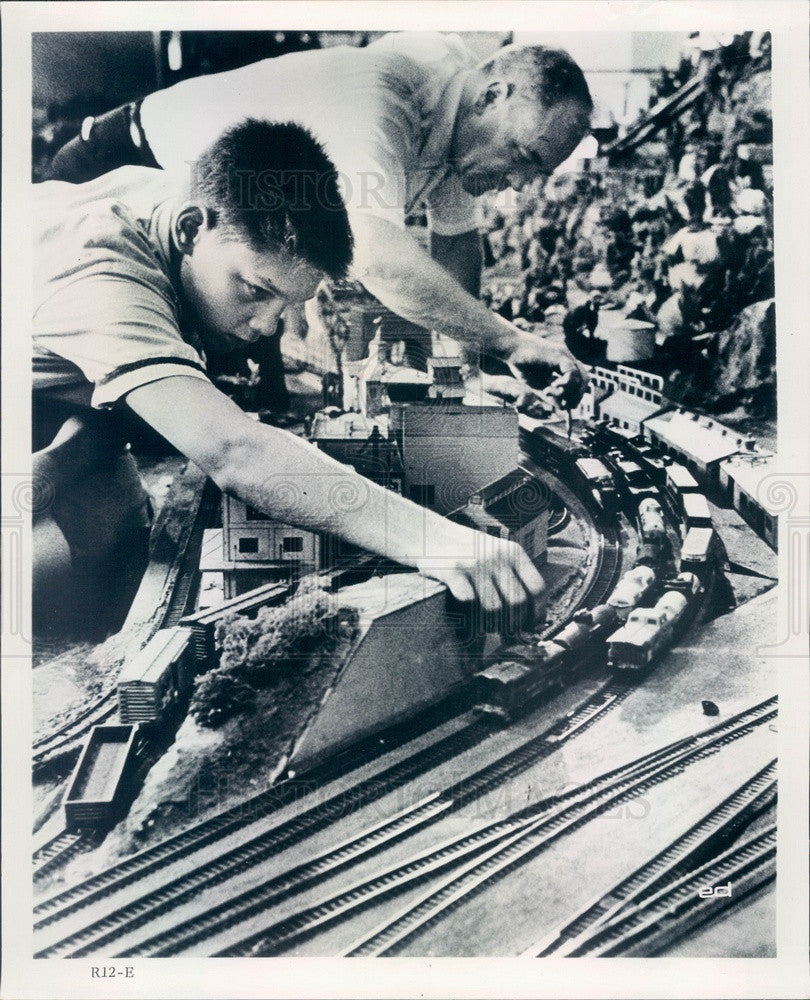 1965 Model Train Press Photo - Historic Images