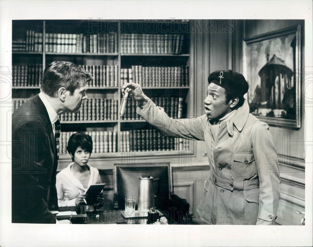 1971 Actors Stu Gilliam, Chelsea Brown, Barry Nelson Press Photo - Historic Images