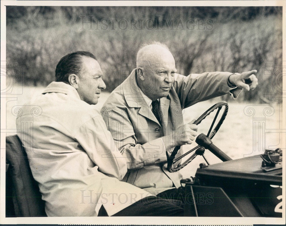 1964 US President Dwight Eisenhower Press Photo - Historic Images