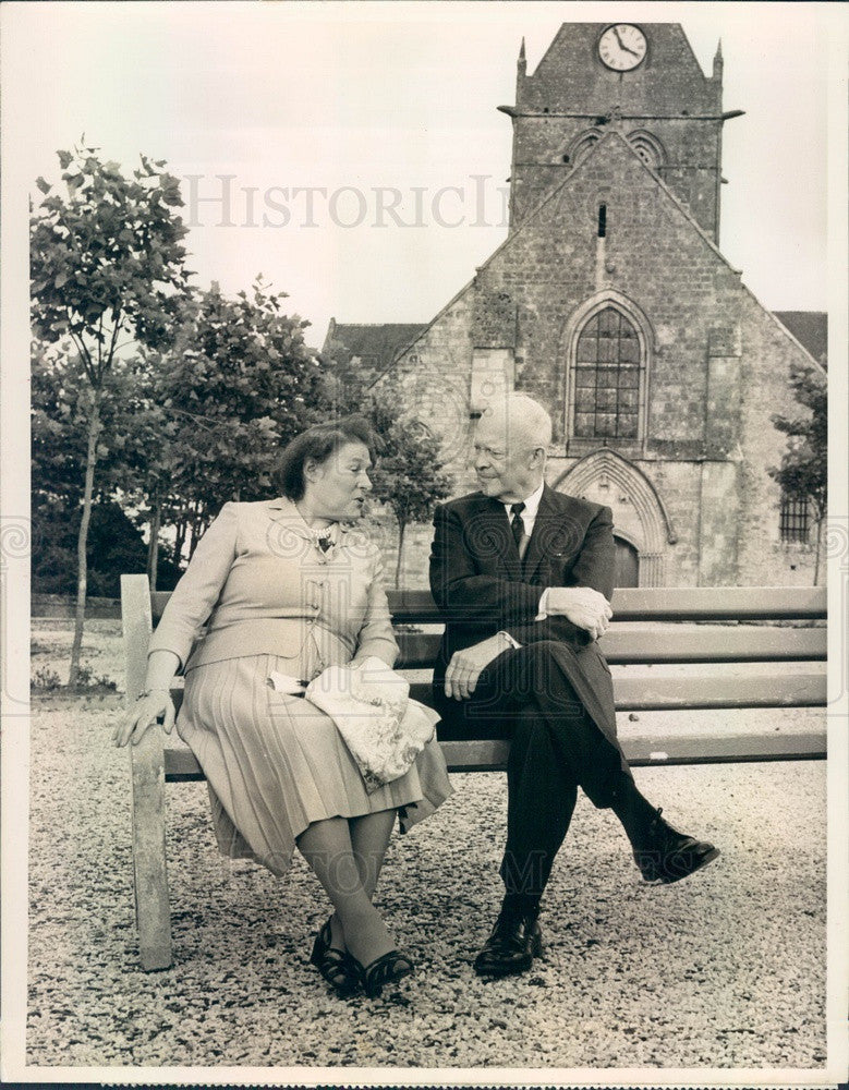 1964 US President Dwight Eisenhower Press Photo - Historic Images