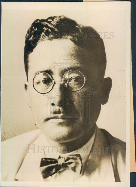 1939 Japanese Ambassador to Rome Eiji Amau Press Photo - Historic Images
