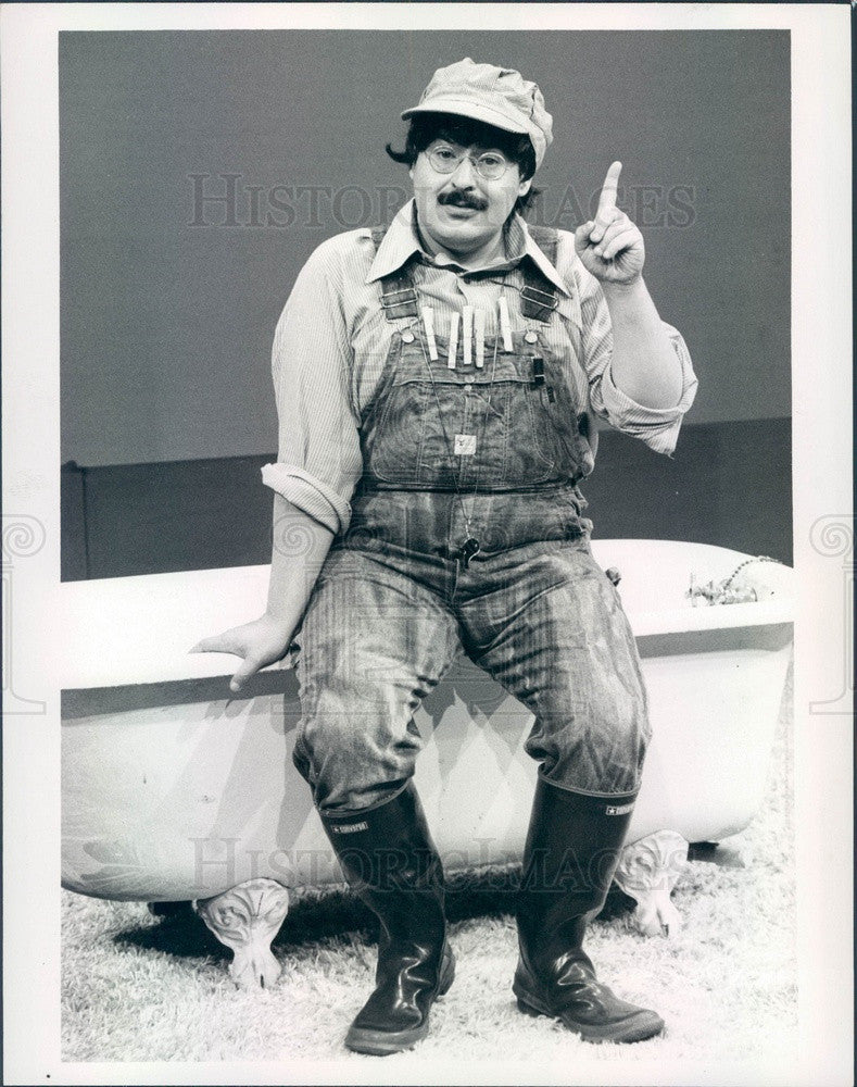 1974 American Actor &amp; Radio Humorist Marshall Efron Press Photo - Historic Images