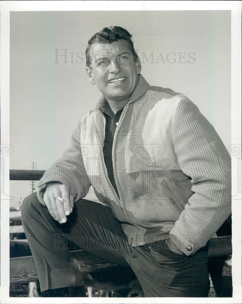Undated Hollywood Actor Richard Egan Press Photo - Historic Images