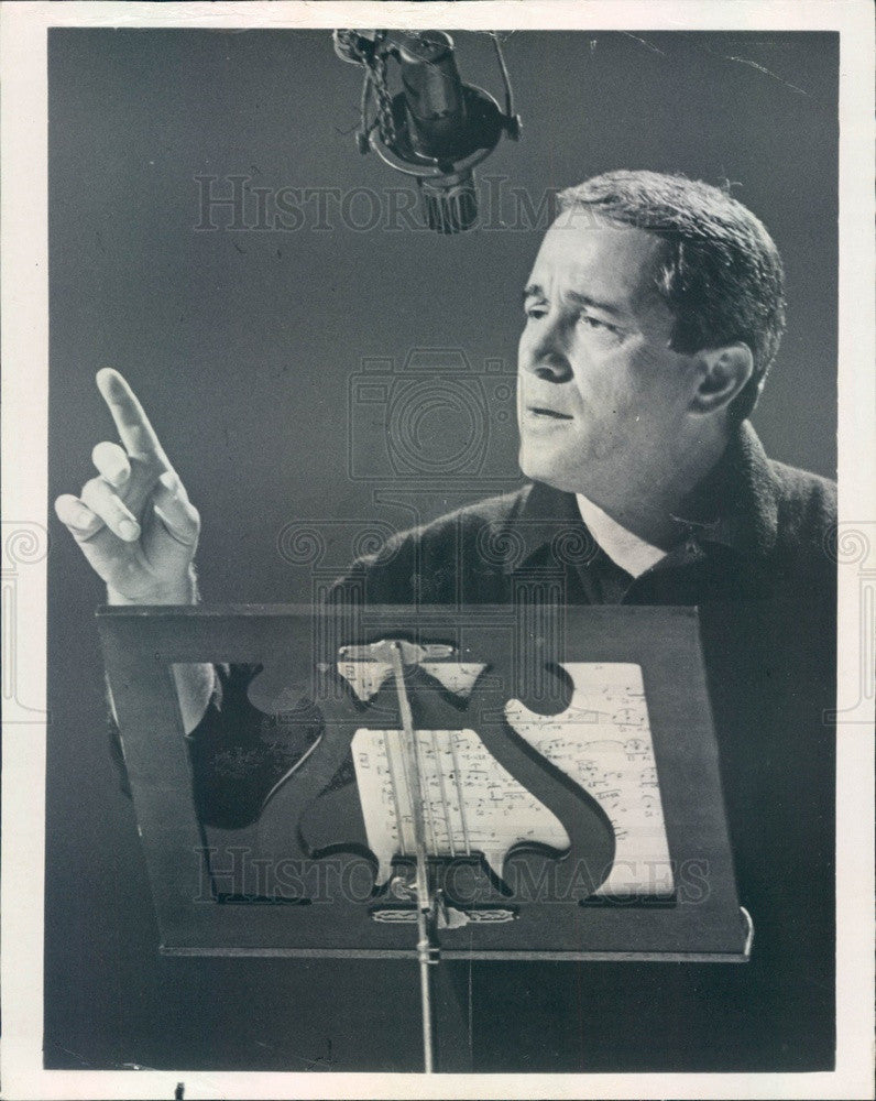 1970 Emmy Winning Entertainer Perry Como Press Photo - Historic Images