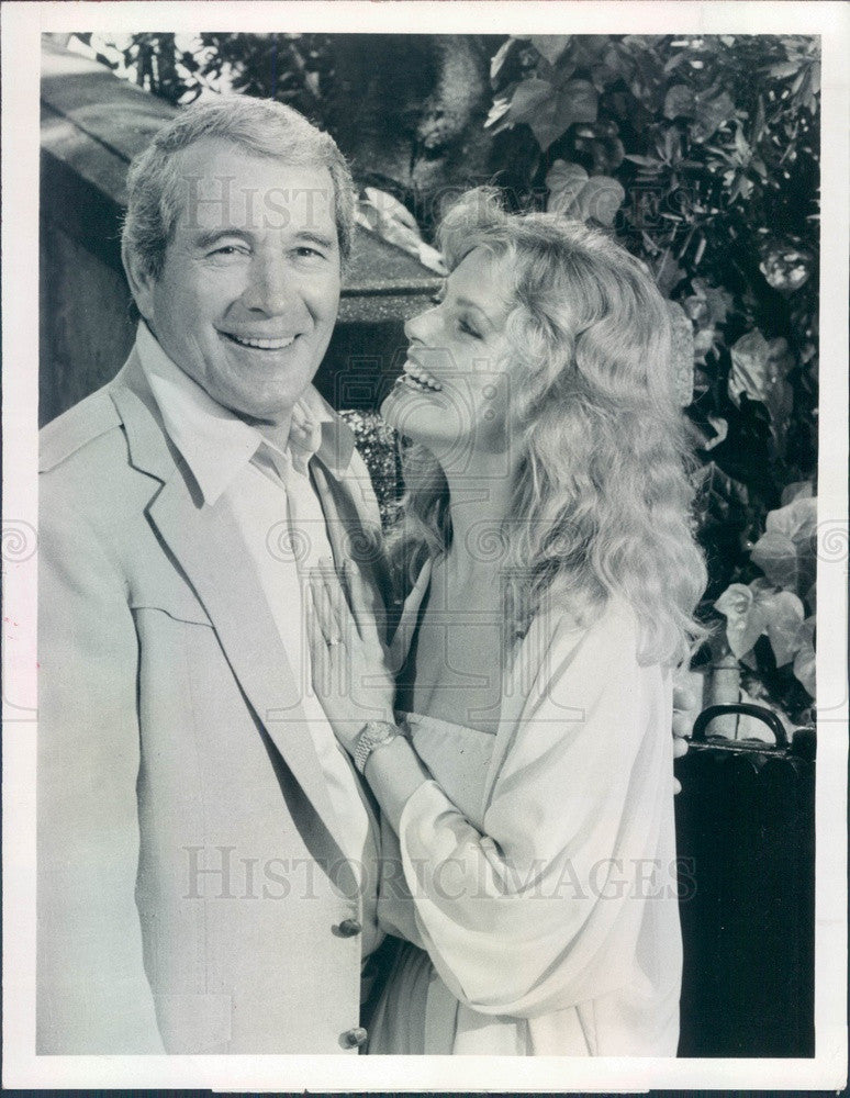 1981 Emmy Winning Entertainer Perry Como &amp; Cheryl Ladd Press Photo - Historic Images