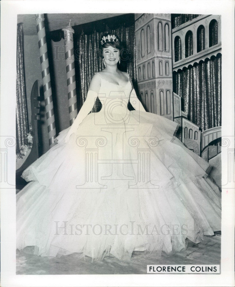 1964 Broadway Actress &amp; Singer Florence Colins Press Photo - Historic Images