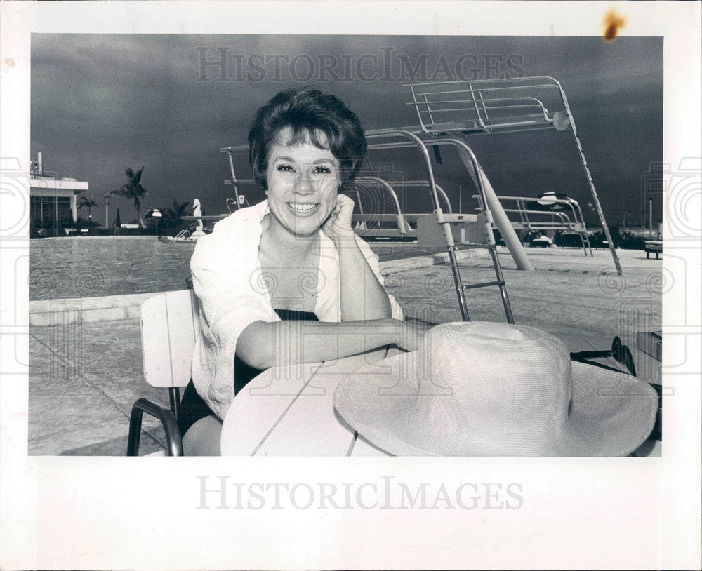 1964 Broadway Actress &amp; Singer Florence Colins Press Photo - Historic Images