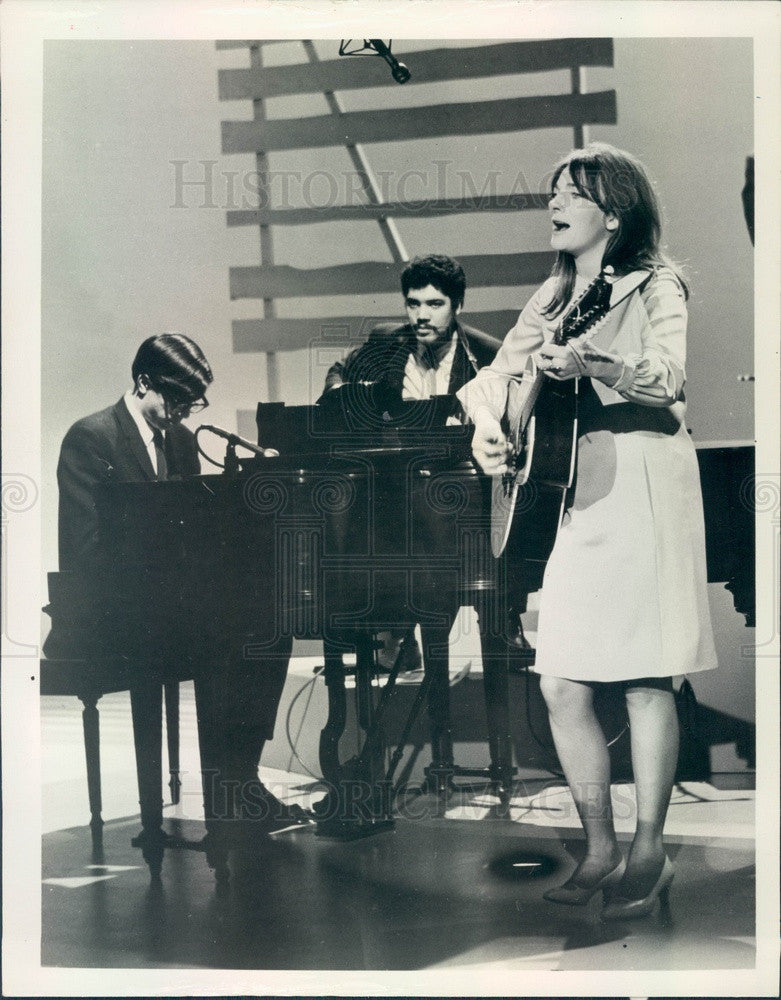 1967 Folk Singer Judy Collins, Paul Harris &amp; Bruce Langhorne Press Photo - Historic Images