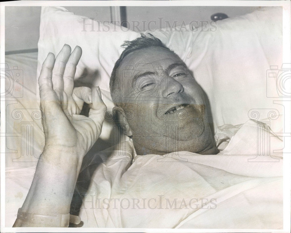 1973 Eastern Charlotte County, Florida Fire Chief Eddie Colwell Press Photo - Historic Images