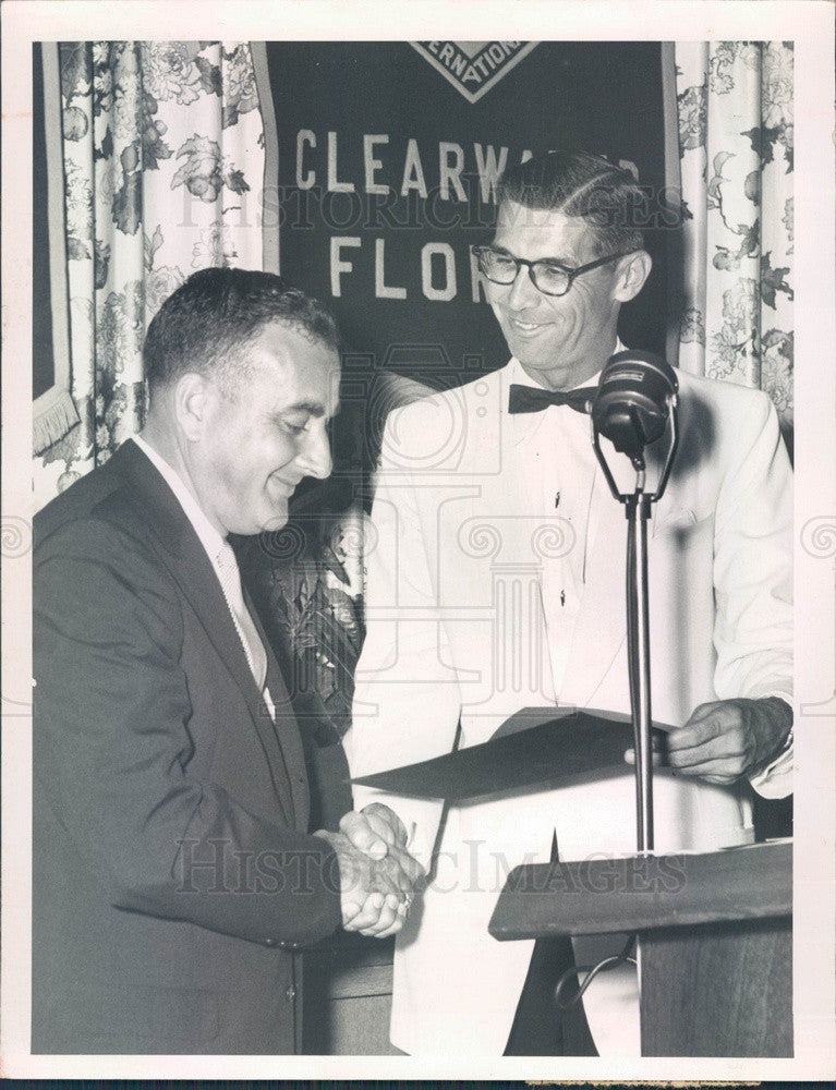 1960 Pinellas County, Florida Sheriff Don Genung &amp; John Wilson Press Photo - Historic Images