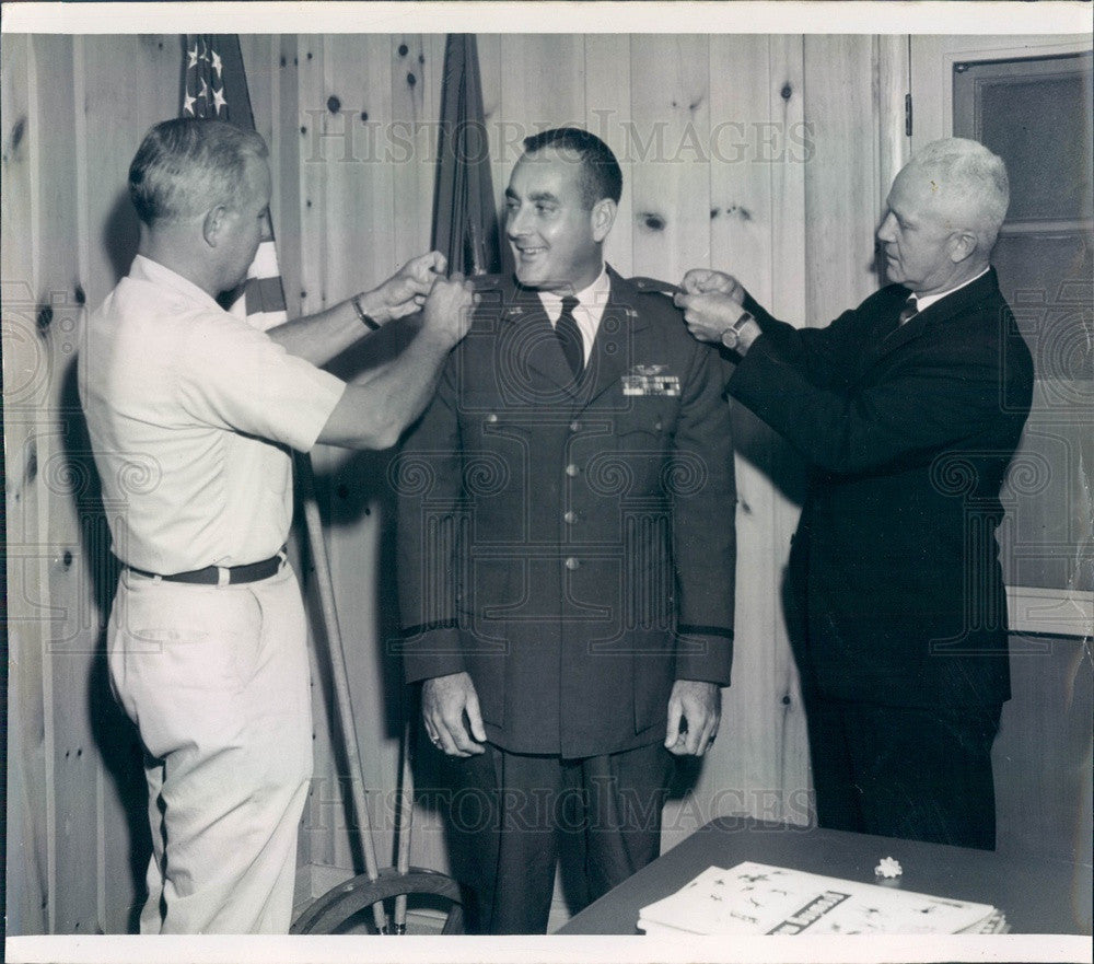 1964 Pinellas County, Florida Sheriff Don Genung,Col Joseph Martin Press Photo - Historic Images