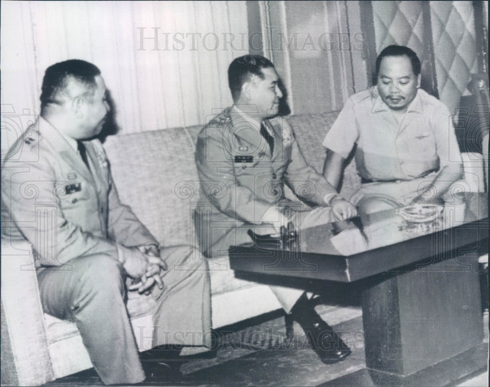 1965 South Vietnam Military Commander Lt Gen Nguyen Khanh Press Photo - Historic Images
