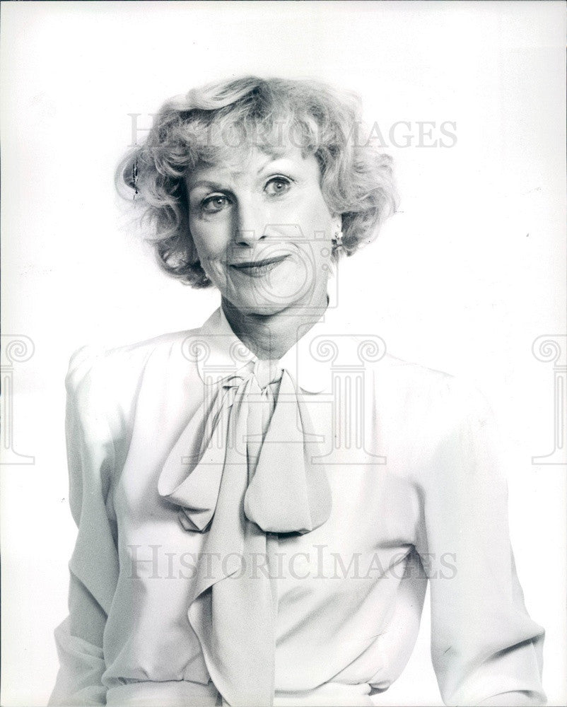 1986 Detroit, Michigan Talent Agent Marce Haney Press Photo - Historic Images