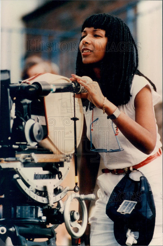 1989 Hollywood Film Writer, Director, Producer Euzhan Palcy Press Photo - Historic Images
