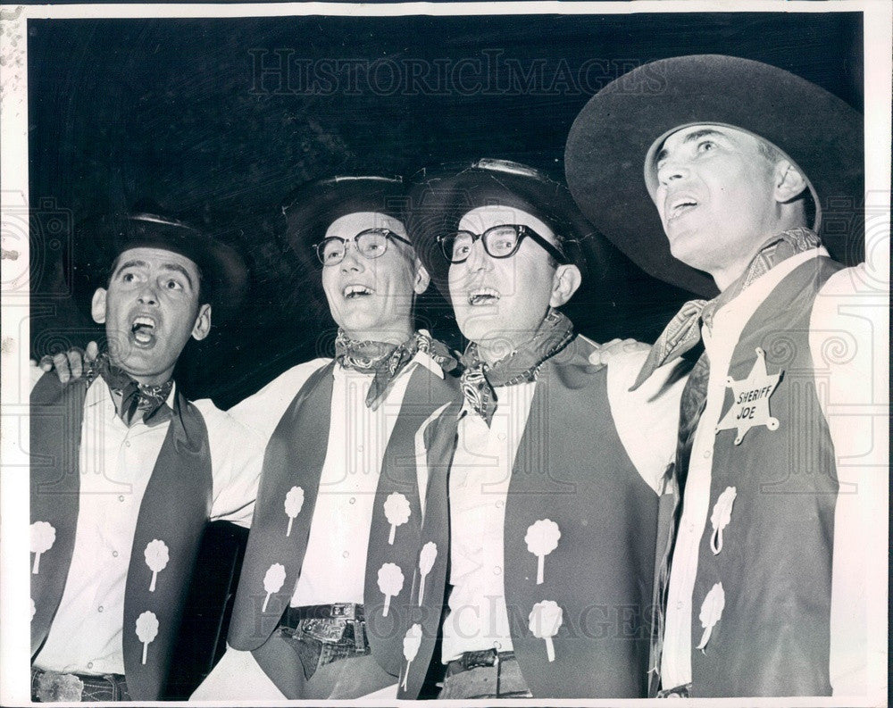 1965 Denver, Colorado Barbershop Quartet The Hi-Landers Press Photo - Historic Images