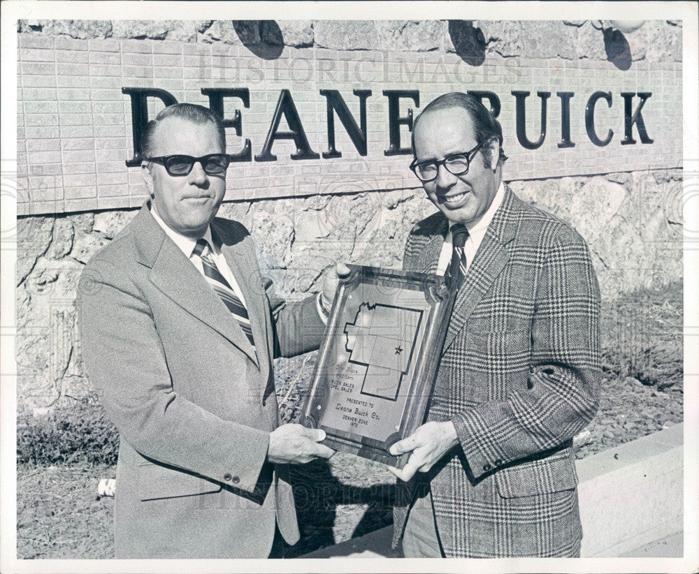 1973 Denver, Colorado Deane Buick President Dick Deane Press Photo - Historic Images