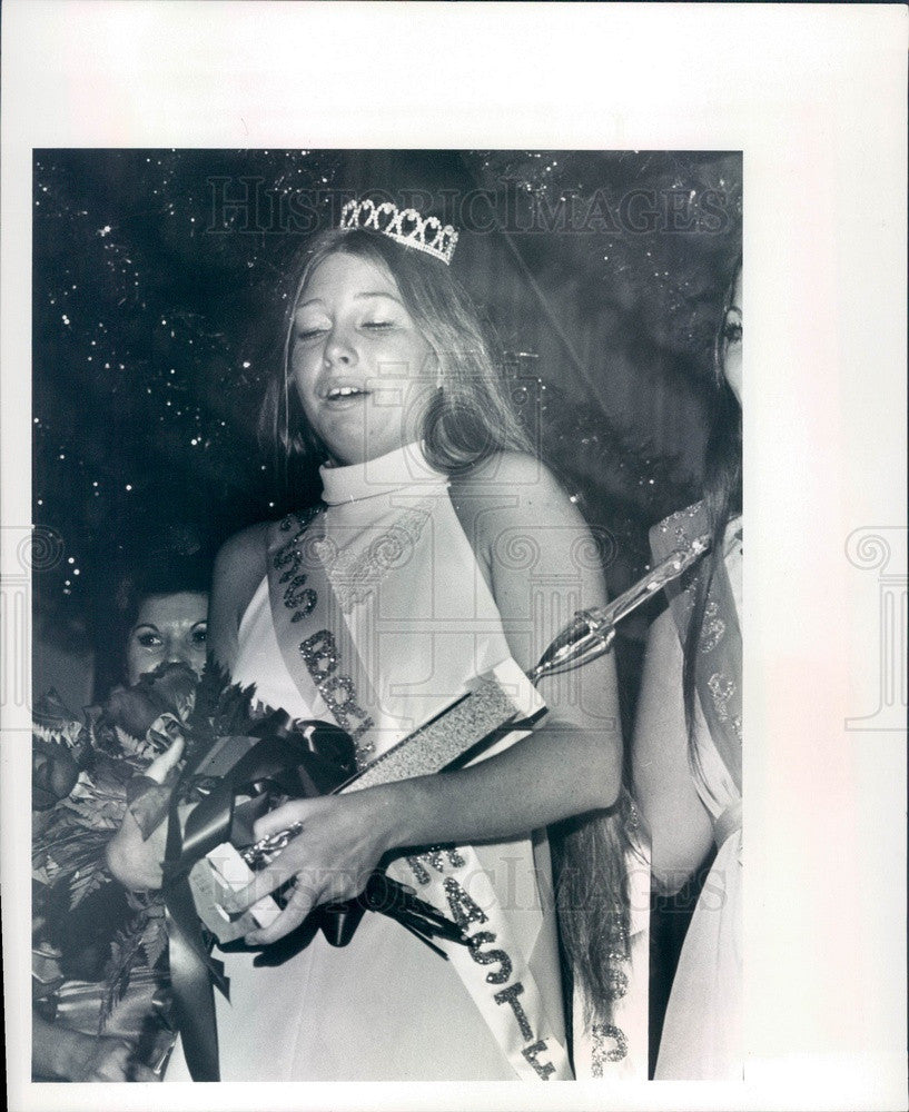 1975 Miss Pinellas Park, Florida Catherine Wells Press Photo - Historic Images