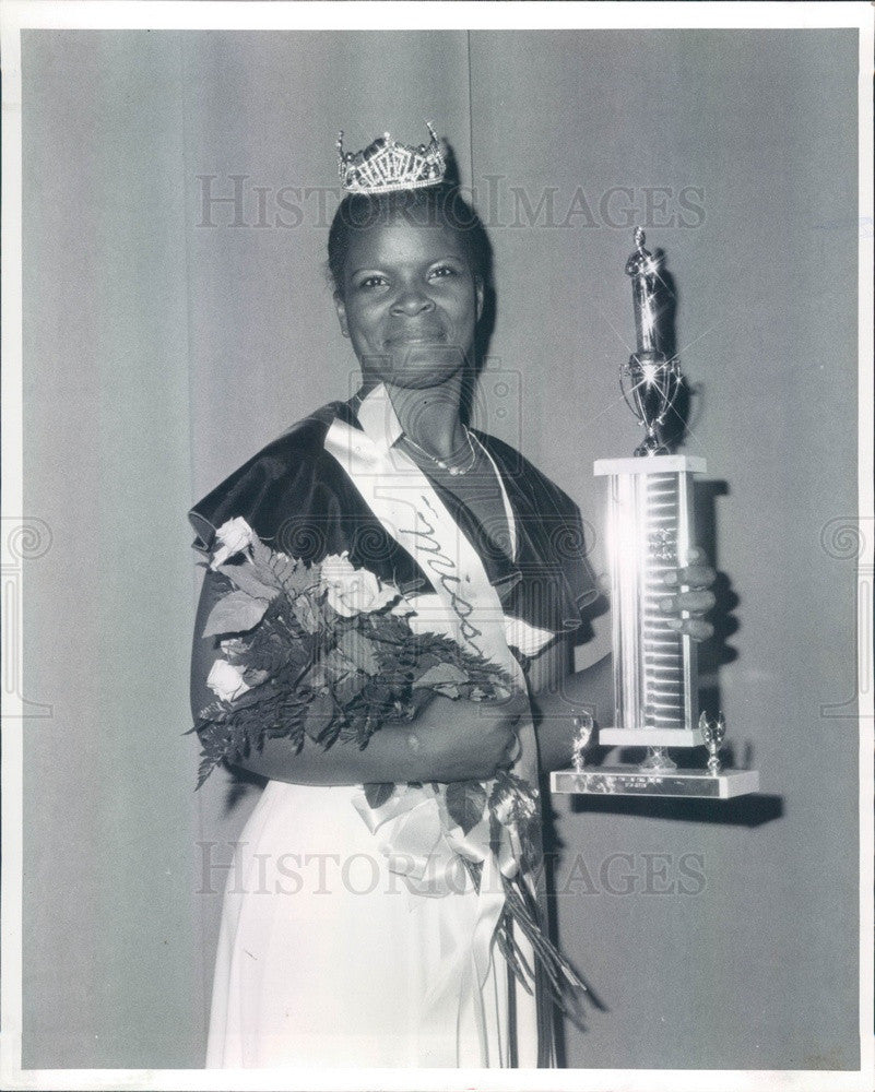 1978 Miss Pinellas Park, Florida Mary Lawrence Press Photo - Historic Images