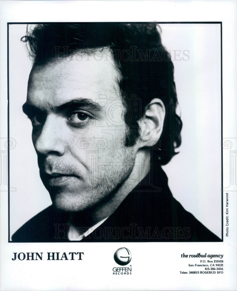 1993 American Rock Musician John Hiatt Press Photo - Historic Images