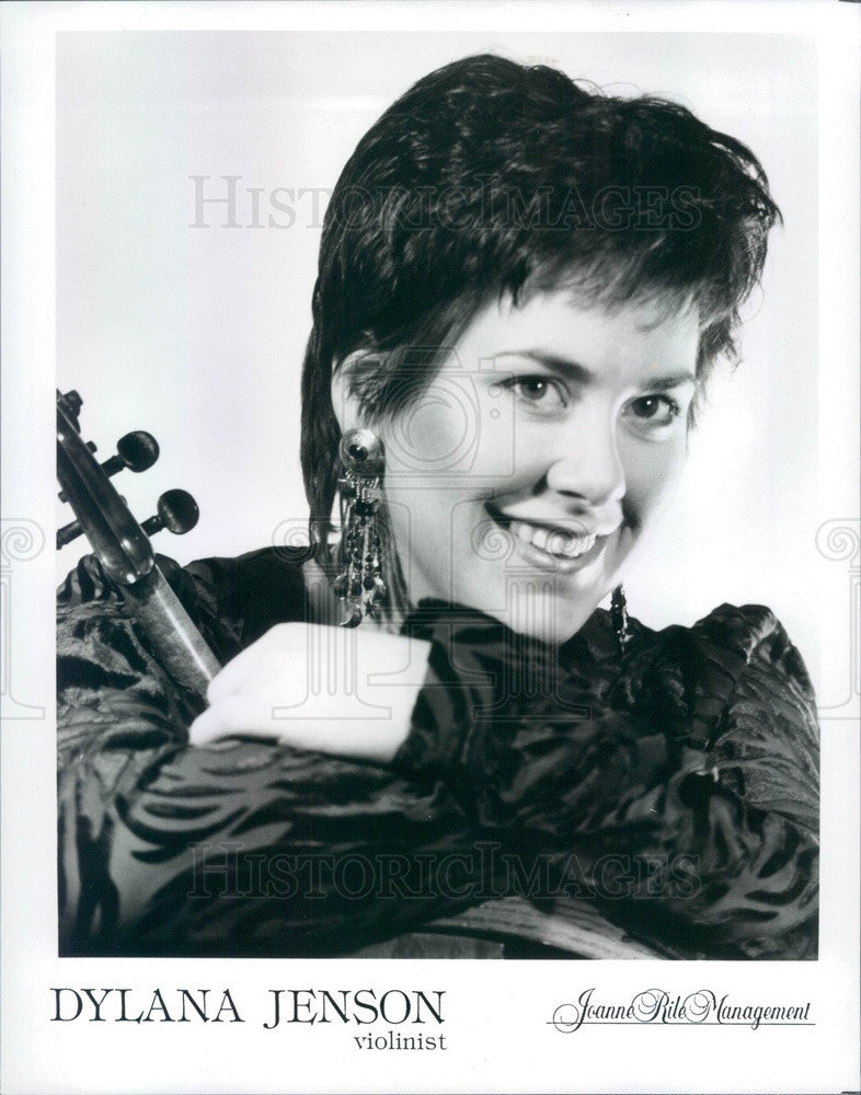 1990 American Concert Violinist Press Photo - Historic Images