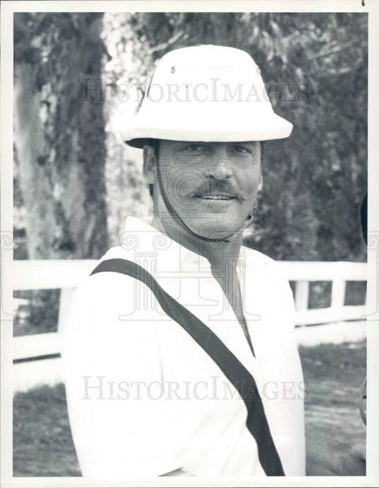 1983 American Hollywood Actor & Narrator Stacy Keach Press Photo - Historic Images