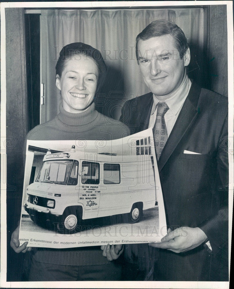 1969 Chicago, IL Restaurant Owners Ric & Faith Riccardo Press Photo - Historic Images