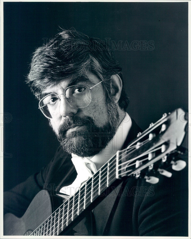 1985 Classical Guitarist Ricardo Iznaola Press Photo - Historic Images