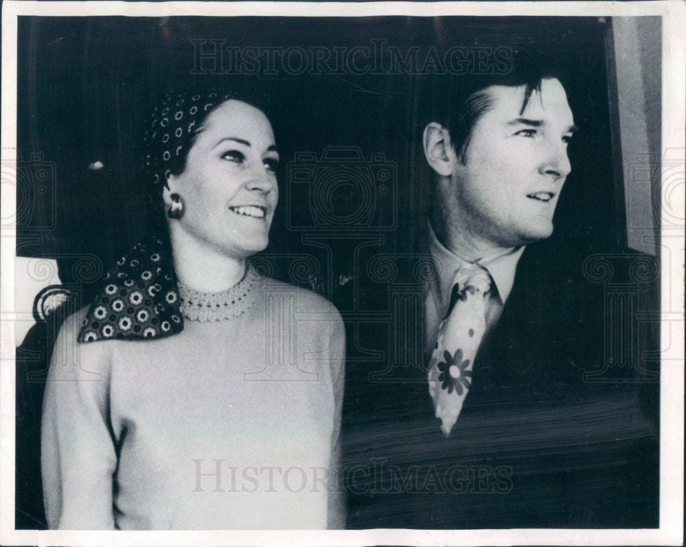 1970 Chicago, IL Restaurant Owners Ric &amp; Faith Riccardo Press Photo - Historic Images