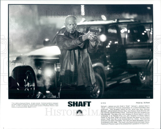 2000 American Hollywood Actor & Movie Star Samuel Jackson in Shaft Press Photo - Historic Images