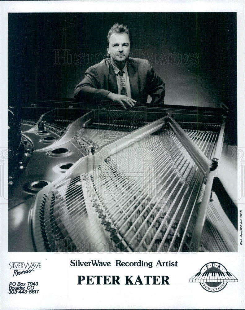 1993 American Composer/Songwriter/Pianist Peter Kater Press Photo - Historic Images