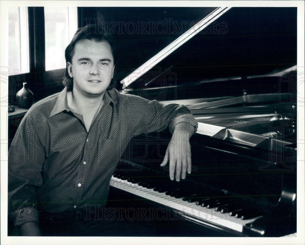 1987 American Composer/Songwriter/Pianist Peter Kater Press Photo - Historic Images