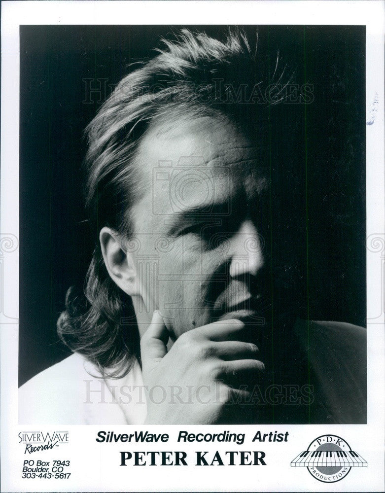 1993 American Composer/Songwriter/Pianist Peter Kater Press Photo - Historic Images