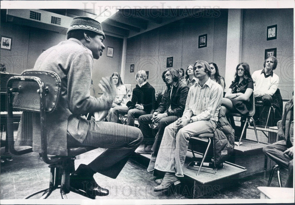 1973 Jazz Drummer Akbar DePriest Press Photo - Historic Images