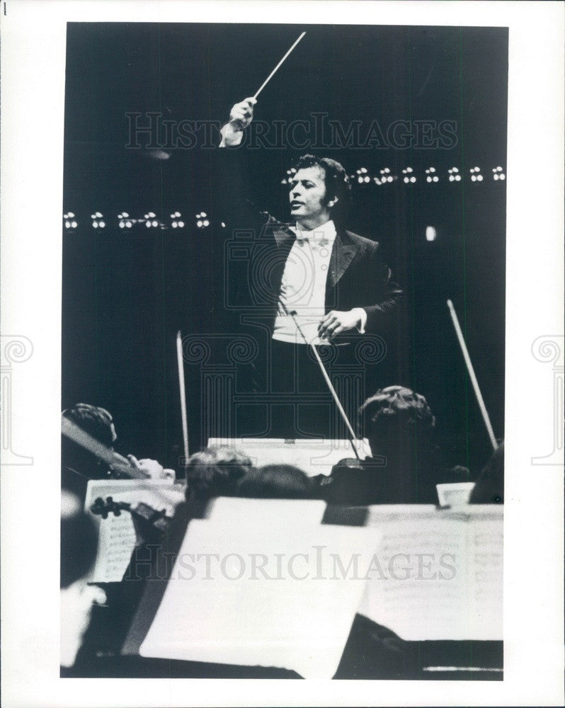 1980 Indian Music Conductor Zubin Mehta Press Photo - Historic Images