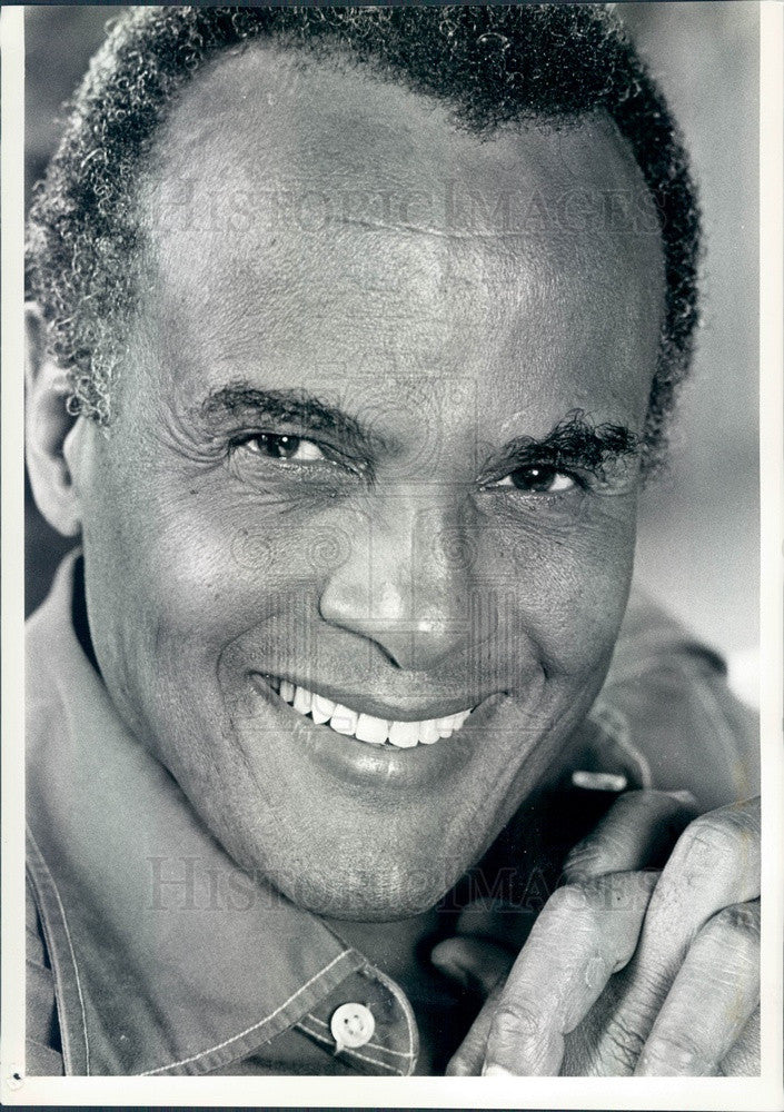 1981 Singer Harry Belafonte King of Calypso Press Photo - Historic Images