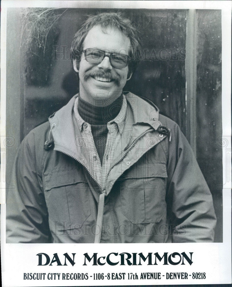 1976 Country &amp; Blues Musician Dan McCrimmon Press Photo - Historic Images