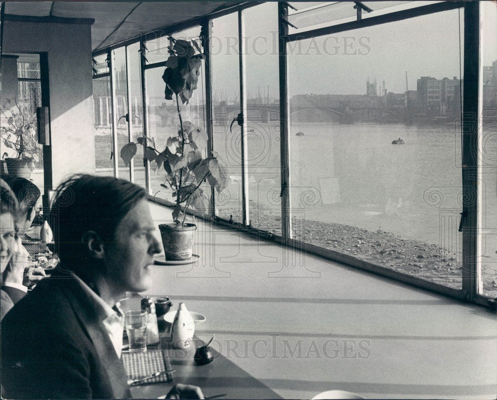 1962 London, England Mermaid Theater Riverside Restaurant Press Photo - Historic Images