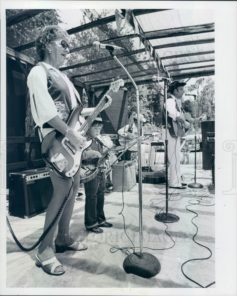 1981 Florida, Moon Lake Fire Station Groundbreaking Festivities Press Photo - Historic Images