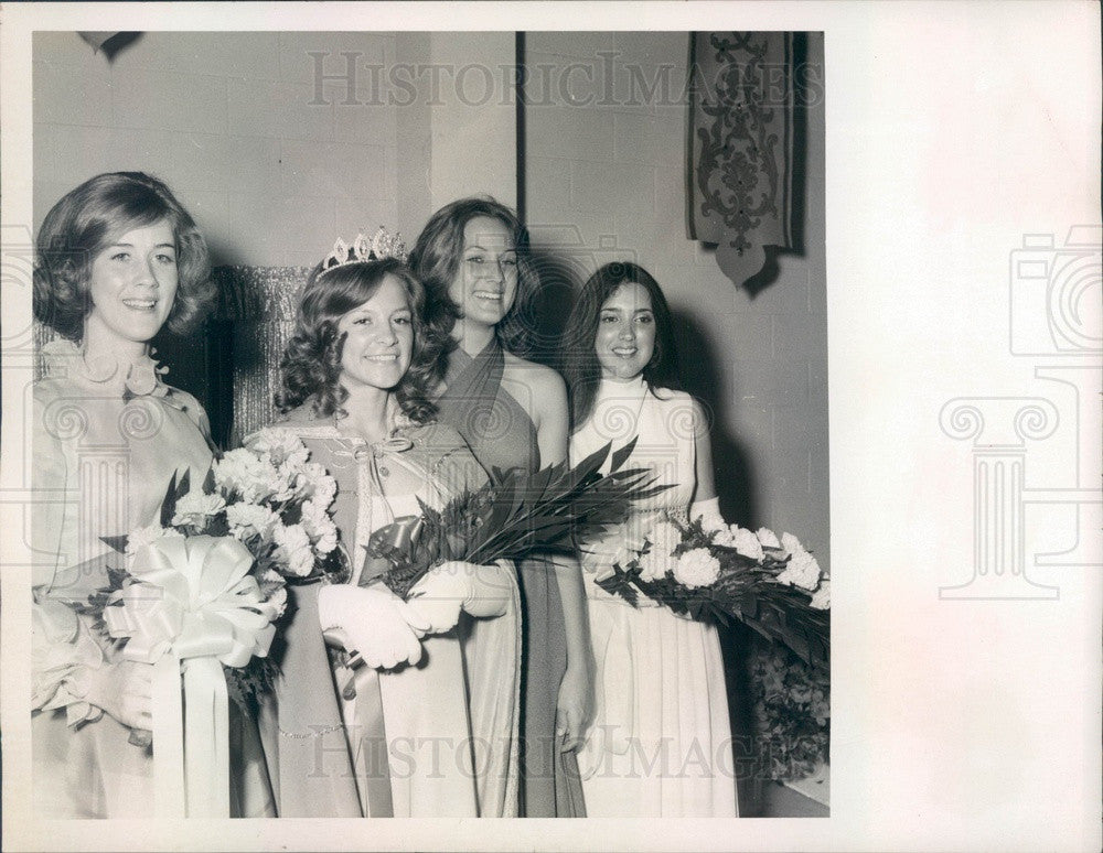1973 Miss Pasco County, Florida Dawn Donald, Bonnie Sue Sabo Press Photo - Historic Images