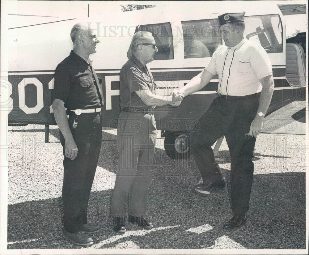 1965 Boy Scout Execs Ray Bryan &amp; Joseph Davis at Cimarron, NM Press Photo - Historic Images