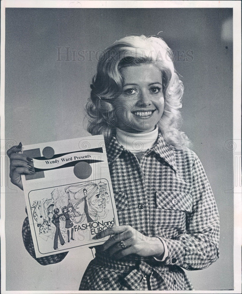 1973 Miss Colorado Universe Linda Hicklin Press Photo - Historic Images